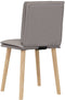 vidaXL - Eetkamerstoelen - draaibaar - 2 - st - stof - taupe