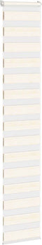 vidaXL - Zebra - rolgordijn - 50x200 - cm - stofbreedte - 45,9cm - marmerbeige