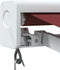 vidaXL - Luifel - handmatig - uittrekbaar - 400x300 - cm - bordeauxrood