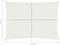 vidaXL - Zonnezeil - 160 - g/m² - 2x2,5 - m - HDPE - wit