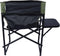 Campingstoel opvouwbaar - groen/zwart - 56 x 47 x 82 cm - max 100 kg