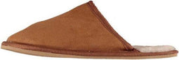Apollo Dames Sloffen - Pantoffels - Suède - Bruin - Maat 41/42