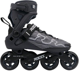Roces R-Evo 84 - Skeelers - Softboot - Extra Comfort & Stabiliteit - Zwart/Antraciet - Maat 45