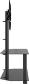 vidaXL - Tv-standaard - hoek - 2-laags - voor - 32-70 - inch - zwart