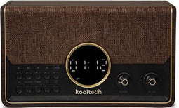 KoolTech House Retro radio - met AM/FM en Bluetooth - Bruin