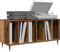 vidaXL - Recordkast - Artisan - Eiken - 100x38x48 - cm - Geengineerd - Hout