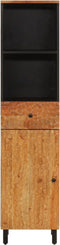 vidaXL - Badkamerwandkast - 38x33x160 - cm - massief - acaciahout