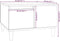 vidaXL - Salontafel - 55x55x36,5 - cm - bewerkt - hout - betongrijs