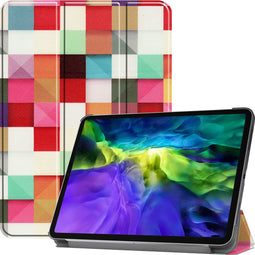 imoshion Tablet Hoes - Geschikt voor iPad Pro 11 (2022) / Pro 11 (2021) / Pro 11 (2020) / Pro 11 (2018) - Design Trifold Bookcase - Various Colors