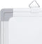 vidaXL Whiteboard magnetisch inklapbaar 120x100x1,7 cm aluminium