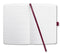 Sigel - notitieboek - Jolie Beauty - A6 - hardcover - 174 pagina's - lijn - 80 grams papier - roze - SI-JN304