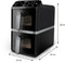 Philips 4000 Series - Dual-Stacked Dubbele Airfryer NA461/00 - 10 L - Tot 6 Personen - Bespaart 45% Ruimte