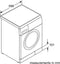 Bosch WAE28266NL - Wasmachine - 6kg - 1.400rpm - B - 57dB(A) wassen - 77dB(A) centrifugeren