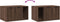 vidaXL - Kattenbakkast - 80x50x45 - cm - bewerkt - hout - bruin - eikenkleurig