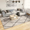 vidaXL - Vloerkleed - PAMPLONA - shaggy - hoogpolig - 240x340 - cm - beige - antraciet