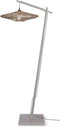 GOOD&MOJO Vloerlamp Zanzibar - Bamboe/Rotan Wit - 73x55x176cm - Modern - Staande lampen voor Woonkamer - Slaapkamer