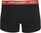 JACK&JONES JACHUEY TRUNKS - Heren Onderbroek - 5-pack - Zwart met blauw (5 stuks)