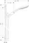 Hansgrohe Raindance Select - Doucheset - 3 sproeistralen - Chroom
