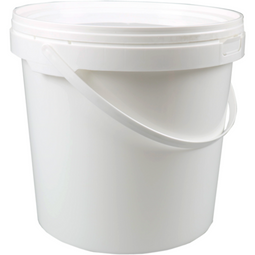 Emmer - PP - rond - 10l - wit - 1 stuk