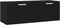 vidaXL - Wandkast - 100x36,5x35 - cm - bewerkt - hout - zwart
