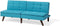 RONNE - Slaapbank 3-zits - Turquoise - Polyester