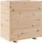 vidaXL - Plantenbak - 70x40x72,5 - cm - massief - grenenhout