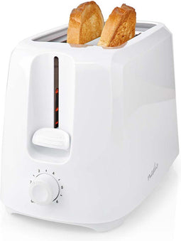 Broodrooster - 2 Sleuven - Bruining niveaus: 6 - Wit