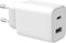 Accezz USB C / USB A Oplader Adapter - Snellader 33 Watt - Fast Charger Lader - Wit