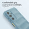 imoshion Hoesje - Geschikt voor Samsung Galaxy A15 (5G) / A15 (4G) - EasyGrip Backcover - Lichtblauw