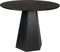Zuiver Pilar Eettafel Rond100 cm Hout Zwart