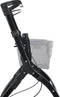 Aluminium Rollator Aktiv - Binnenrollator - Opvouwbaar 360° wielen - Zwart