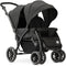 Deryan Elena - Luxe dubbele buggy - Compact lichtgewicht - Zwart