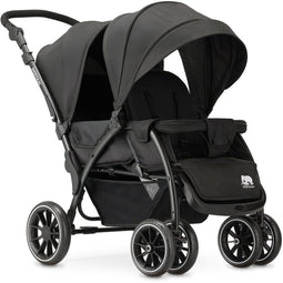 Deryan Elena - Luxe dubbele buggy - Compact en lichtgewicht - Zwart