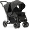 Deryan Elena - Luxe dubbele buggy - Compact en lichtgewicht - Zwart