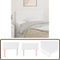 vidaXL - Hoofdbord - 80x5x78/88 cm - kunstleer - wit
