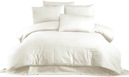 Dekbedovertrek set Crème - 3 Onderdelen - Katoen Polyester - Bed 200 x 240 cm (3 stuks)