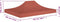 vidaXL - Partytentdak 270 g/m² - 4,5x3 m - terracotta