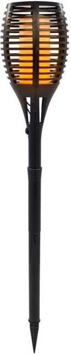 LUMI GARDEN Maity Sun - Zaklamp op zonne-energie - Vlameffect - LED - Warm wit - H 80 cm