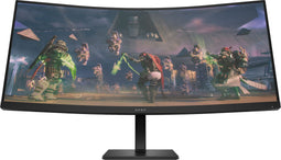 HP Omen 34c (780K8AA) - Gamingmonitor - 34" WQHD 165Hz Curved - Zwart
