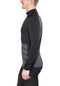 Odlo Evolution Warm Thermoshirt 1/2 Zip Sportshirt - Maat M - Mannen - zwart/grijs