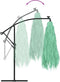 vidaXL - Parasol - met - stalen - paal - 269x269x235 - cm - groen