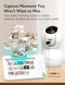 Momcozy BM03 - Video Babyfoon - 5,5 inch 1080p FHD zonder wifi - Infrarood nachtzicht - 500 m bereik