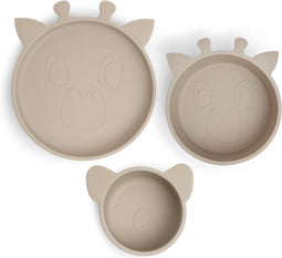 Benni siliconen dinerset 3-pack
