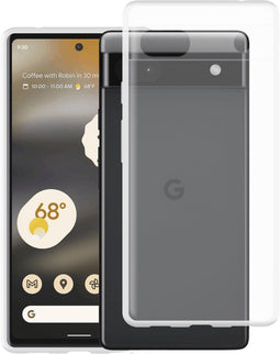 Google Pixel 6a - Back Cover - TPU met anti-slip - Transparant