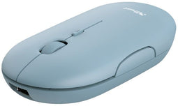 Trust Puck - Draadloze muis - Oplaadbaar - Blauw