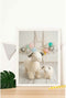 Schilderij Crochetts Multicolour 33 x 43 x 2 cm Schaap