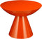 Mica Decorations Celise Bijzettafel - H44 x Ø59 cm - Metaal - Oranje