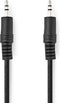 Nedis CAGL22000BK100 - Stereo audiokabel 3,5 mm - 1 meter - Zwart