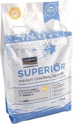 Fish4Dogs Superior Senior Weight Control - Regular Bite - 12 kg