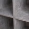 Vinyl lp platen kast - opbergen lp platen - platenspeler meubel - grijs beton